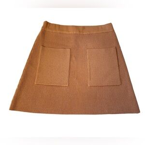 Zara Ribbed knit Pocket Mini Skirts